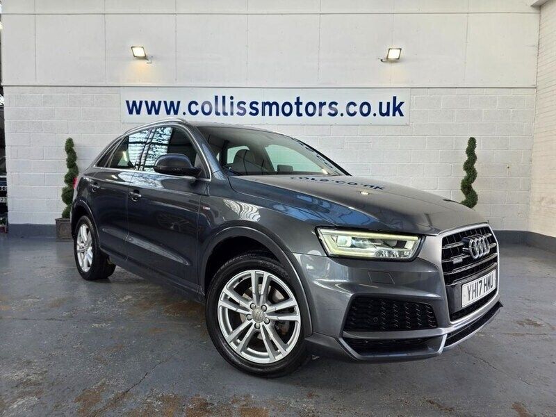 Grey Used 2017 Audi Q3 S-Line SUV | £16,495 (Fair price) - Image 1/4