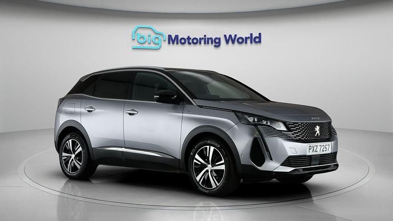 Grey Used 2021 Peugeot 3008 GT SUV | £16,458 (Fair price) - Image 1/4