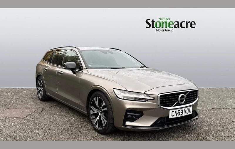 Grey Used 2019 Volvo V60 R-Design Estate | £16,089 (Fair price) - Image 1/4