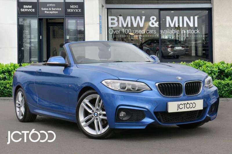 Blue Used 2017 BMW 218 M Sport Cabriolet | £11,599 (Fair price) - Image 1/4