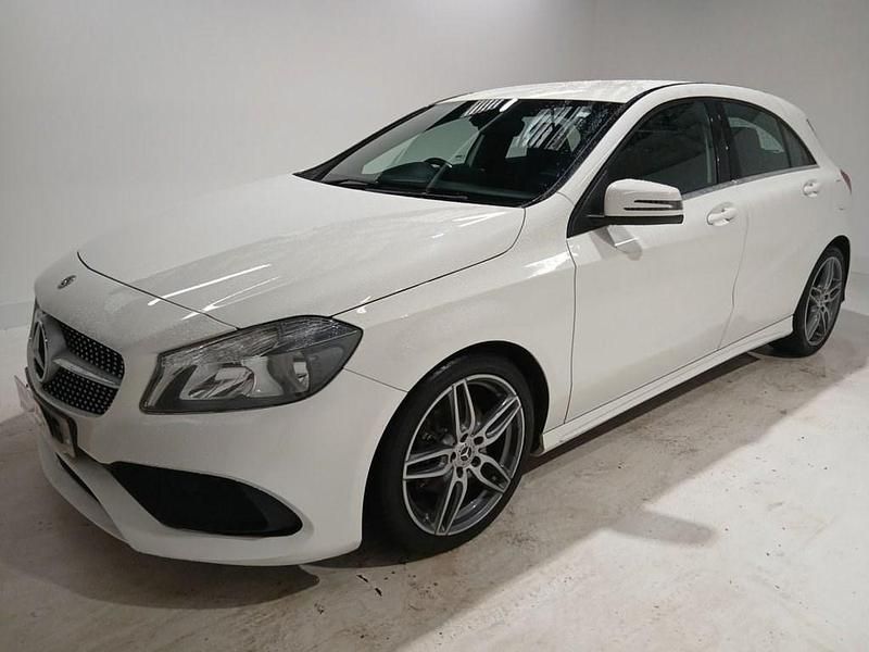 Used Mercedes A160 AMG line 102 HP (75 kW) 2018 White Hatchback