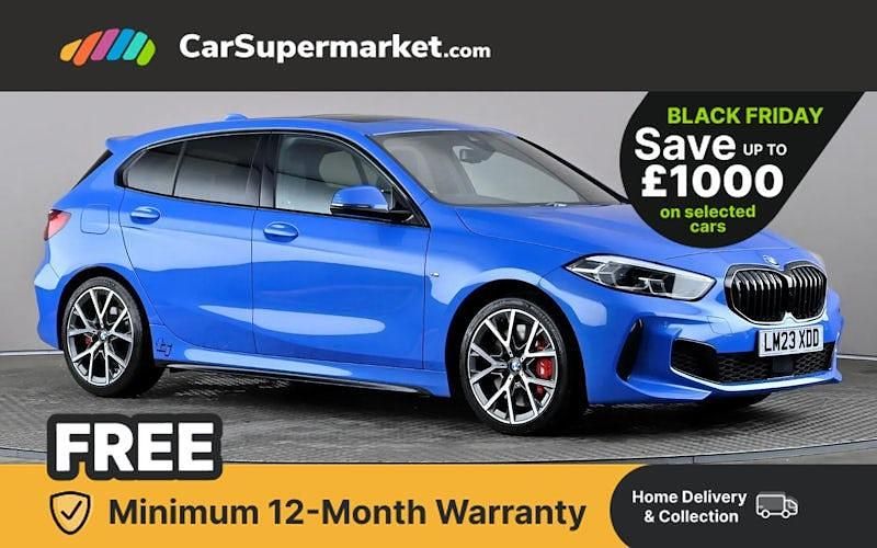 Blue Used 2023 BMW 128 Hatchback | £25,376 (Good price) - Image 1/3