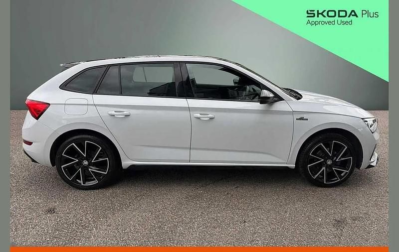 Used Skoda Scala Monte Carlo 150 HP (110 kW) 2022 Moon white metallic Hatchback