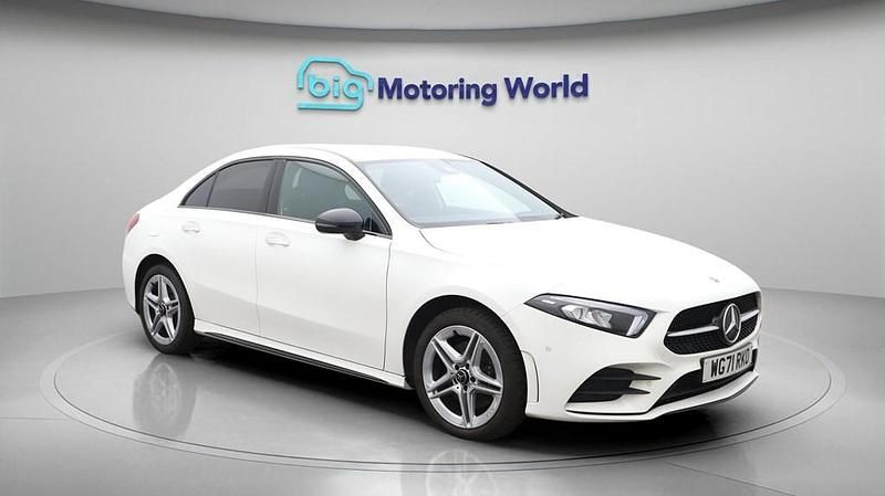 Used Mercedes A250 AMG line 2022 White Sedan