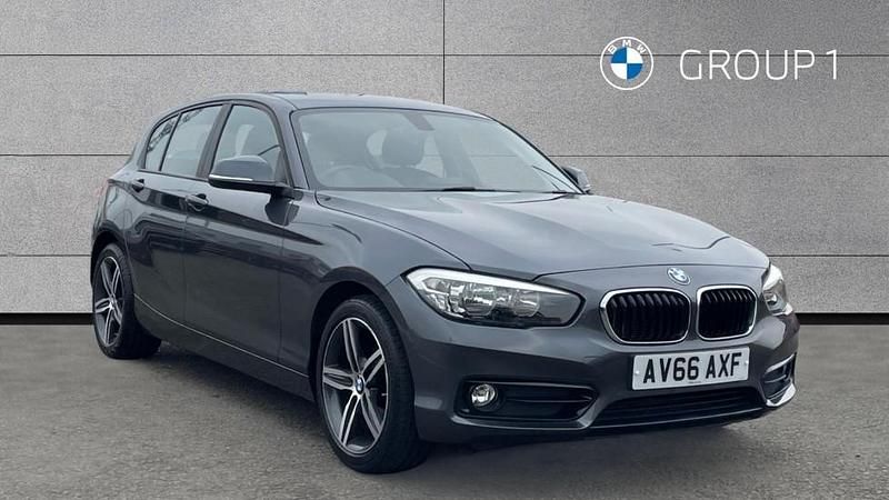 Used BMW 118 Sport Line 136 HP (100 kW) 2016 Grey Hatchback