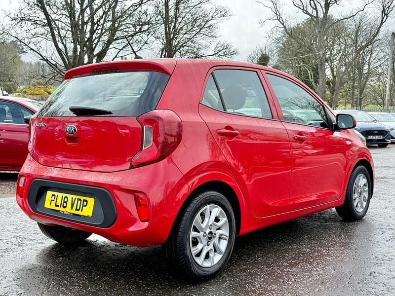 Second-hand Kia Picanto 66 CP (48 kW) 2018 Roșu Hatchback