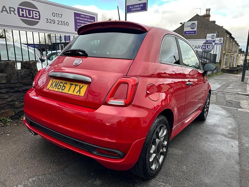 Used Fiat 500 S 69 HP (50 kW) 2016 Red Hatchback