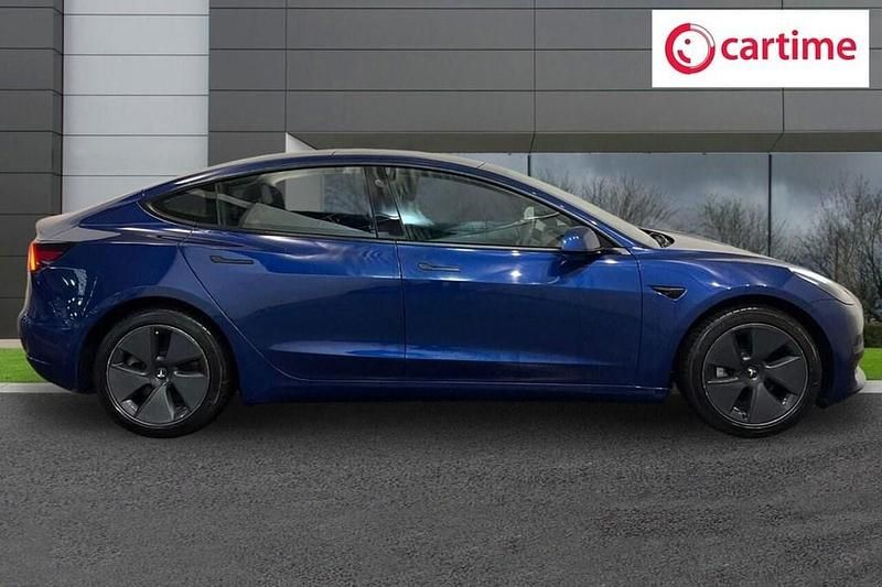 Used Tesla Model 3 Long Range AWD 366 kW (498 HP) 2021 Blue Sedan