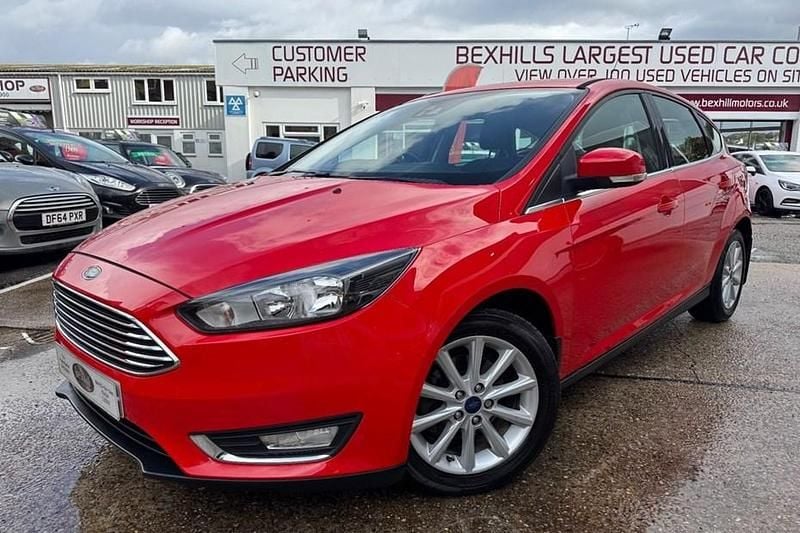 Red Used 2015 Ford Focus Titanium Hatchback | £5,999 (A bit pricey) - Image 1/1