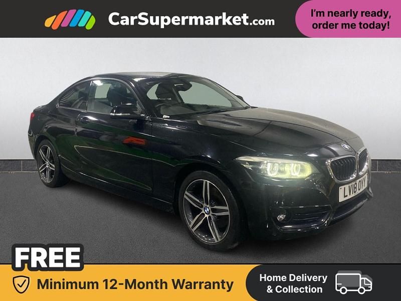 Used BMW 220 Sport Line 2018 Black Coupe