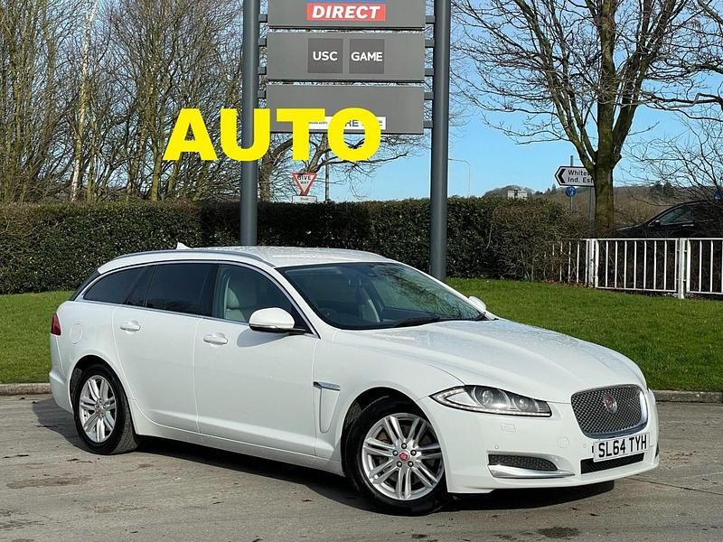 Used Jaguar XF Luxury 2014 White Estate