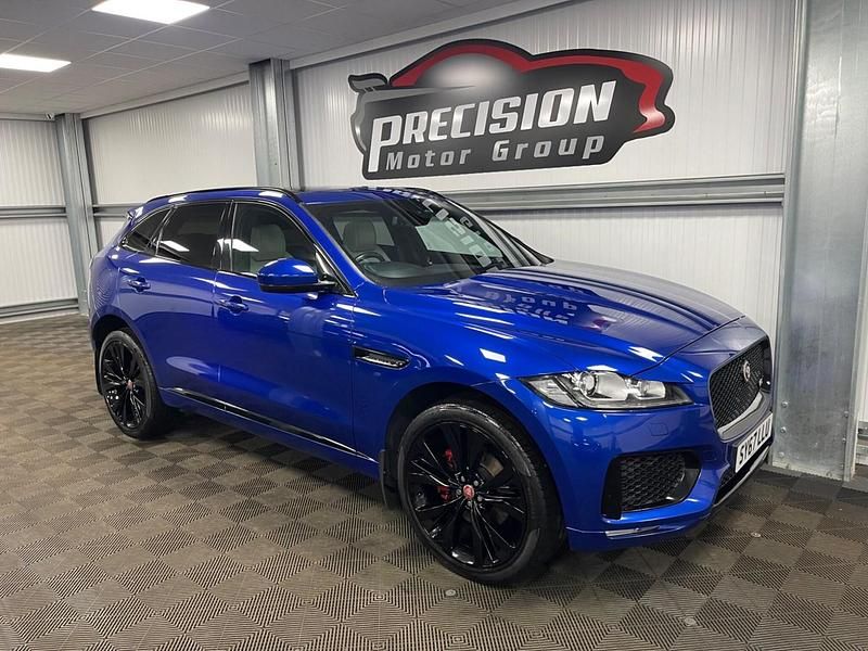 Used Jaguar F-Pace S 300 HP (220 kW) 2017 Blue SUV