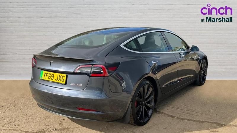 Used Tesla Model 3 Performance 461 kW (627 HP) 2019 Grey Sedan