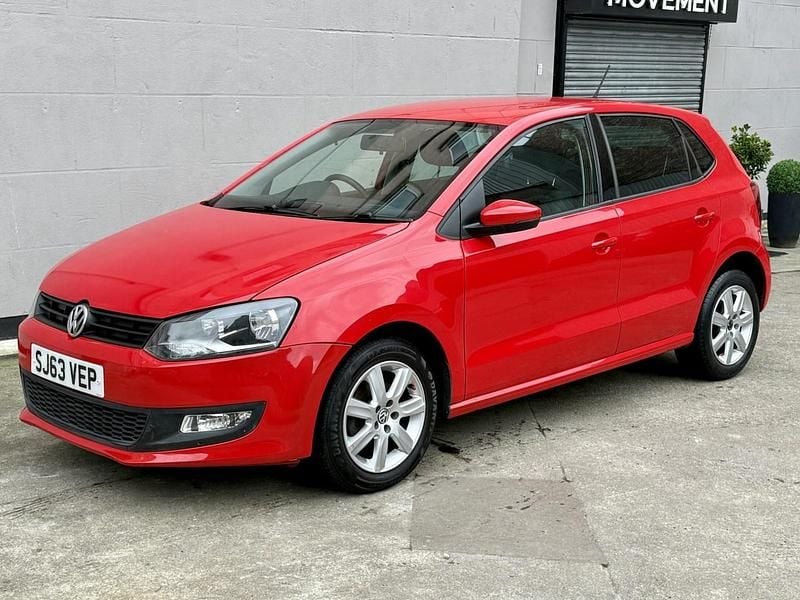 Begagnad VW Polo Edition 2013 Röd Halvkombi