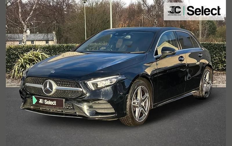 Used Mercedes A250 AMG Line Premium 214 HP (157 kW) 2020 Black Hatchback
