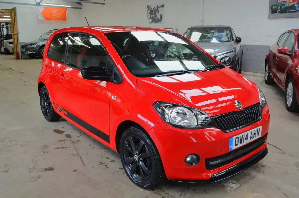 Used Skoda Citigo Monte Carlo 60 HP (44 kW) 2014 Red Hatchback