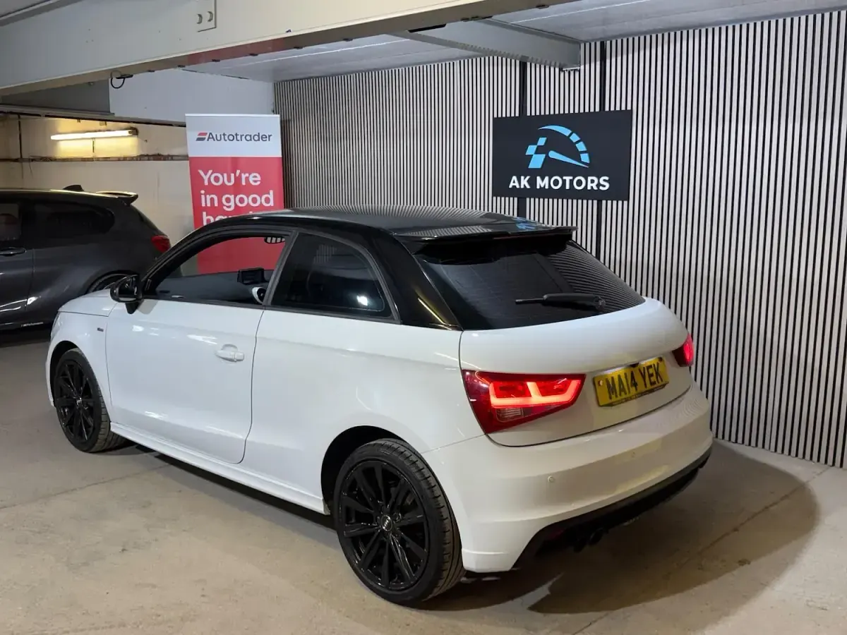 Used Audi A1 S-Line 122 HP (89 kW) 2014 White Hatchback