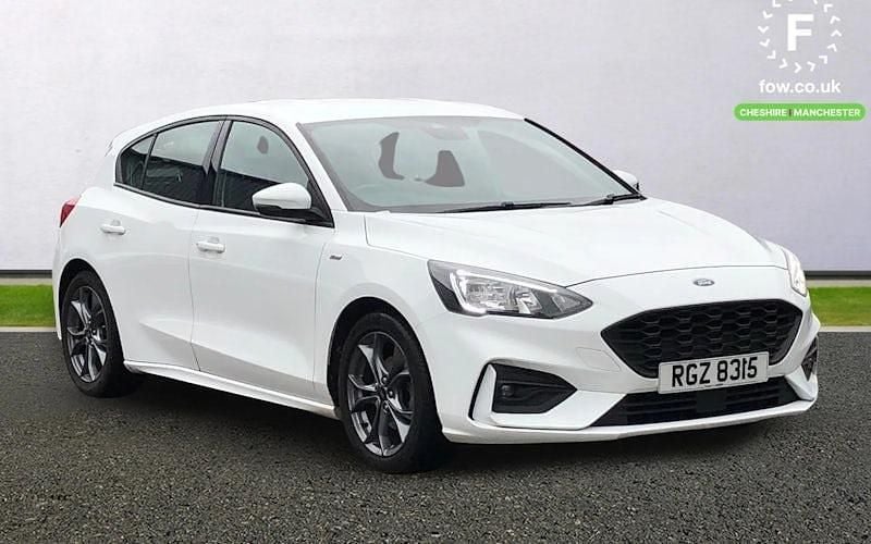 White Used 2020 Ford Focus ST-Line Hatchback | £12,399 (Fair price) - Image 1/3