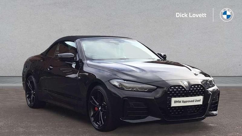 Black Used 2022 BMW M440 M Sport Sedan | £44,995 (Expensive) - Image 1/4