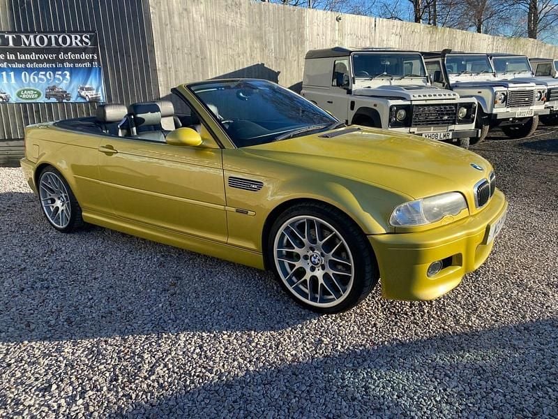 Yellow Used 2002 BMW M3 Cabriolet Impressive Cabriolet | £15,495 (Fair price) - Image 1/4