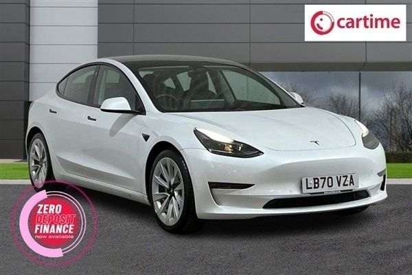 White Used 2020 Tesla Model 3 Long Range Sedan | £22,178 (Expensive) - Image 1/3
