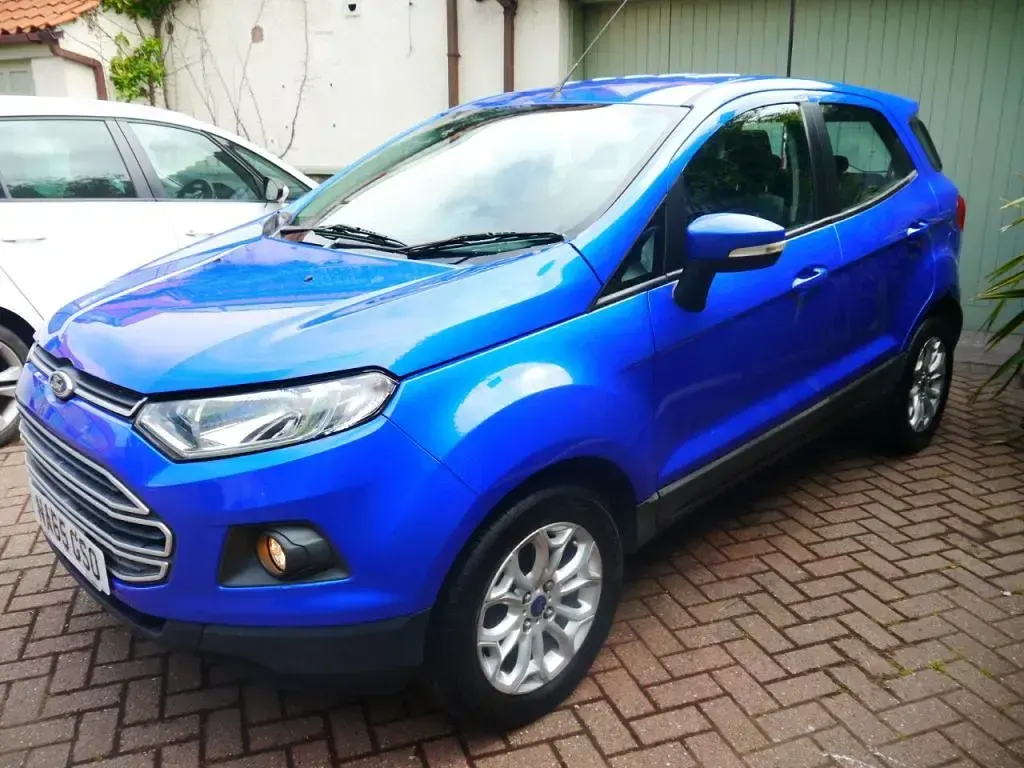 Used Ford Ecosport Zetec 125 HP (91 kW) 2015 Blue SUV
