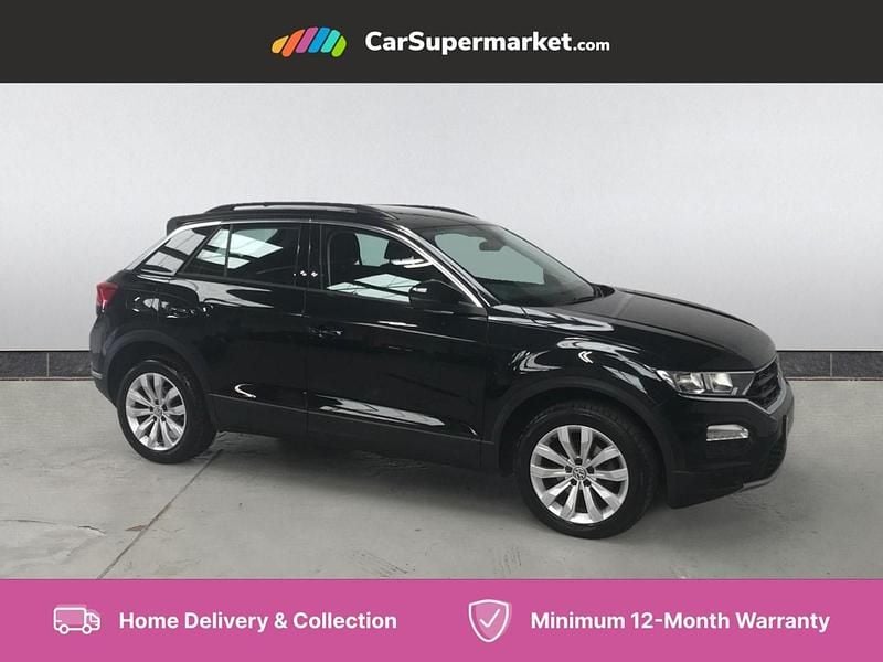 Black Used 2019 VW T-Roc SE SUV | £13,697 (Fair price) - Image 1/4