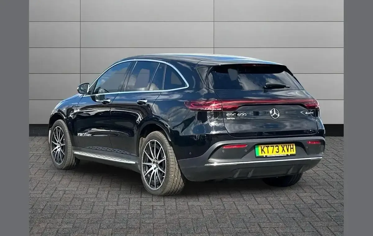Used Mercedes EQC400 AMG line 300 kW (408 HP) 2023 Obsidian black SUV