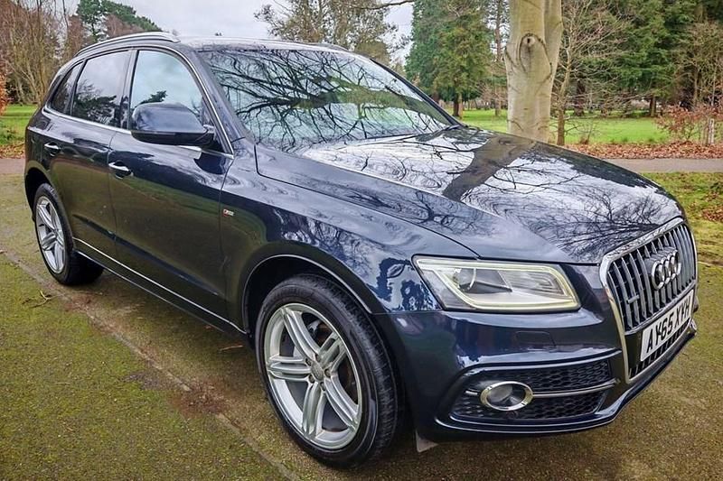 Used Audi Q5 S-line plus 190 HP (139 kW) 2015 Blue SUV