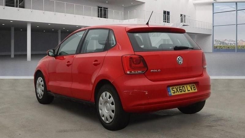 Used VW Polo SE 60 HP (44 kW) 2010 Red Hatchback