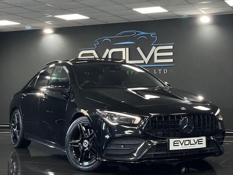 Black Used 2020 Mercedes CLA220 AMG line Sedan | £19,995 (Fair price) - Image 1/4