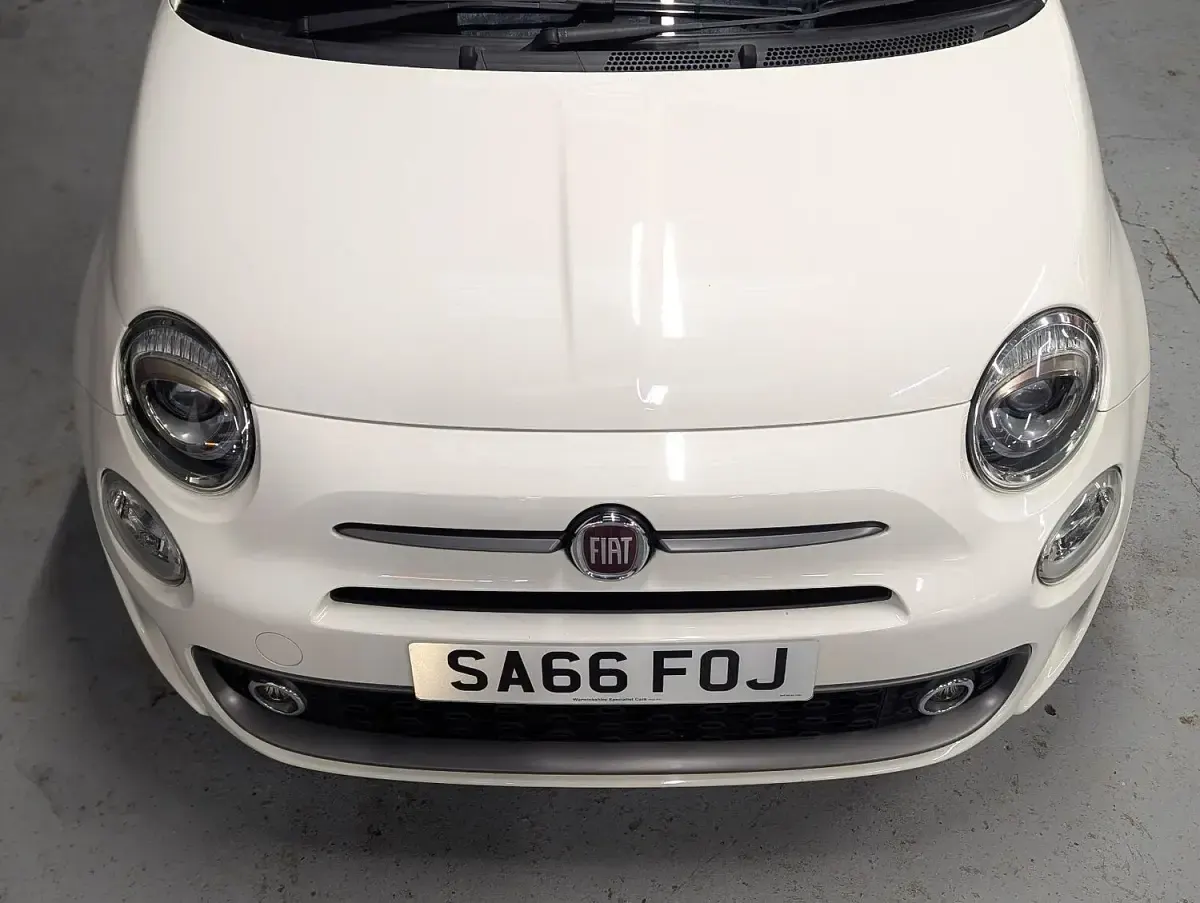 Used Fiat 500 S 69 HP (50 kW) 2016 White Hatchback