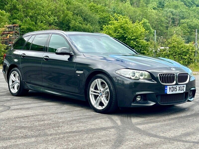 Grey Used 2015 BMW 520 M Sport Estate | £8,695 (Fair price) - Image 1/4