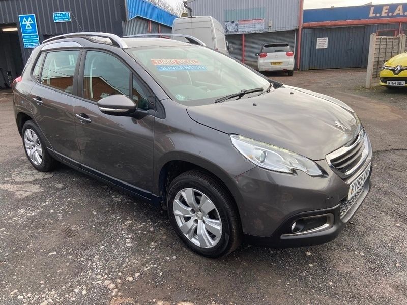 Grey Used 2015 Peugeot 2008 Active SUV | £4,495 (Fair price) - Image 1/4