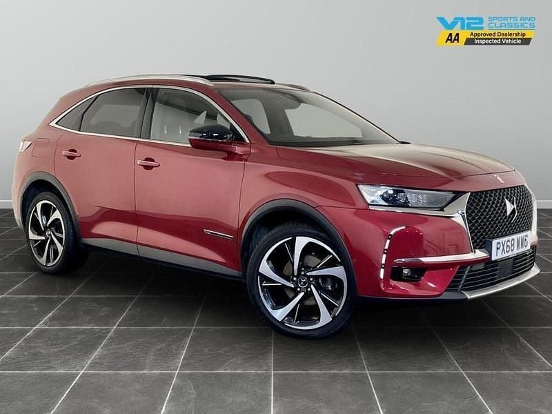 Red Used 2018 DS Automobiles DS7 Crossback Ultra Prestige SUV | £14,295 (Fair price) - Image 1/2