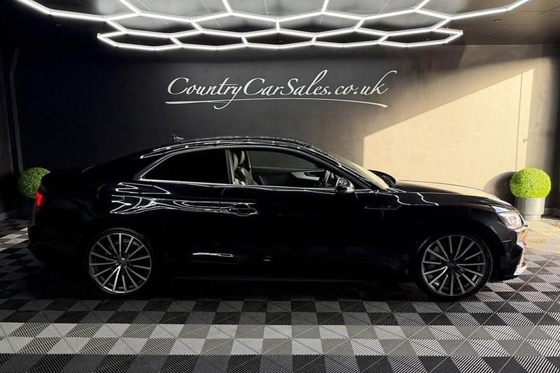 Used Audi A5 S-Line 190 HP (139 kW) 2017 Black Coupe