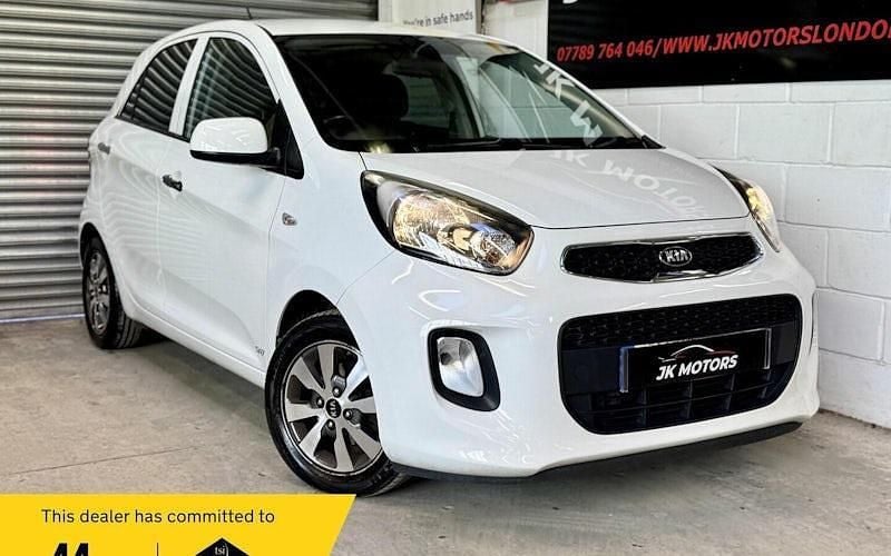 Used Kia Picanto 69 HP (50 kW) 2015 White Hatchback