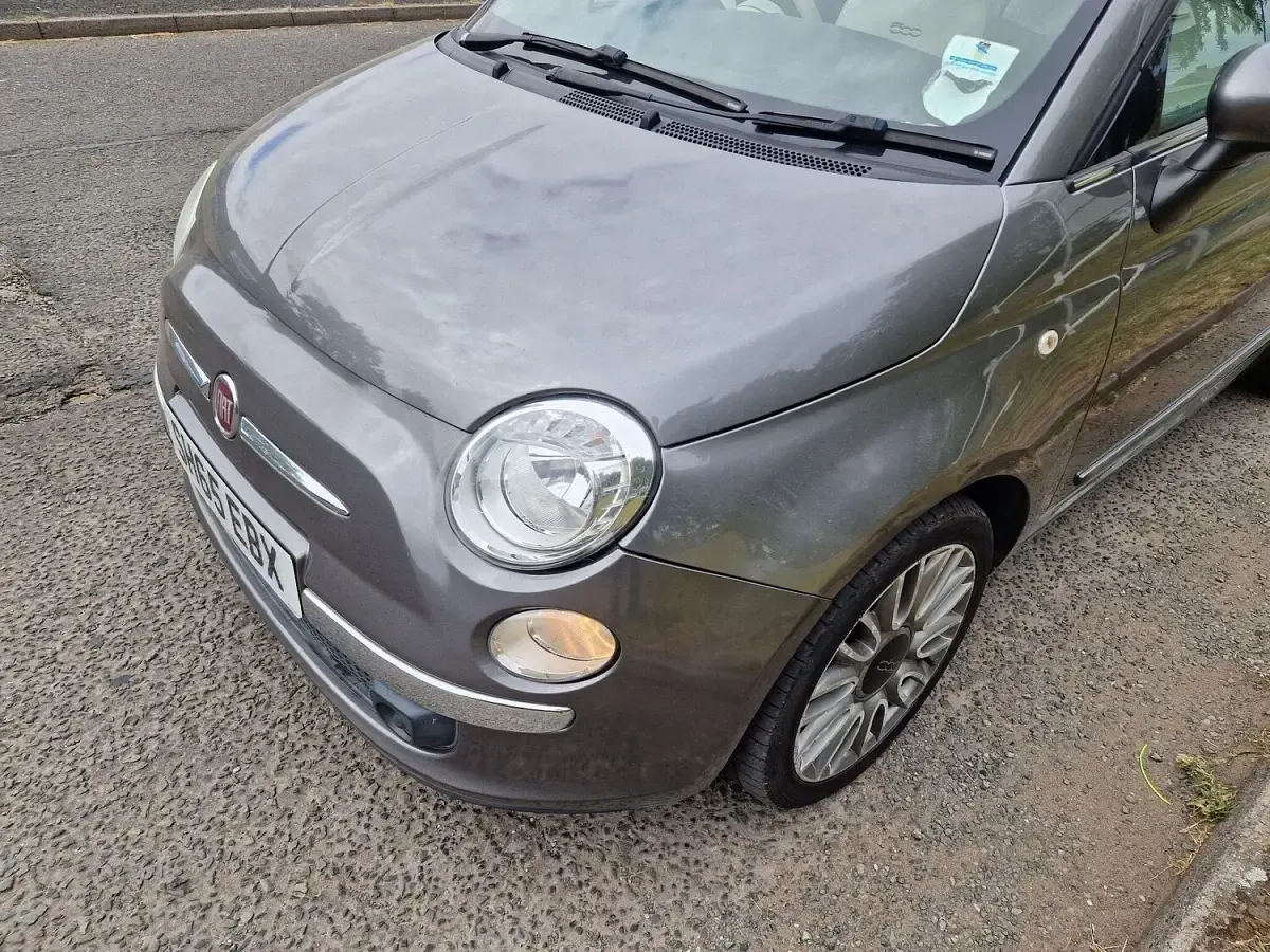 Used Fiat 500 Lounge 69 HP (50 kW) 2015 Grey Hatchback