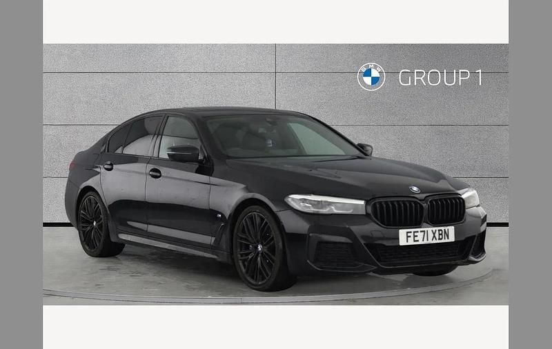 Black Used 2021 BMW 520 M Sport Sedan | £23,990 (Fair price) - Image 1/4