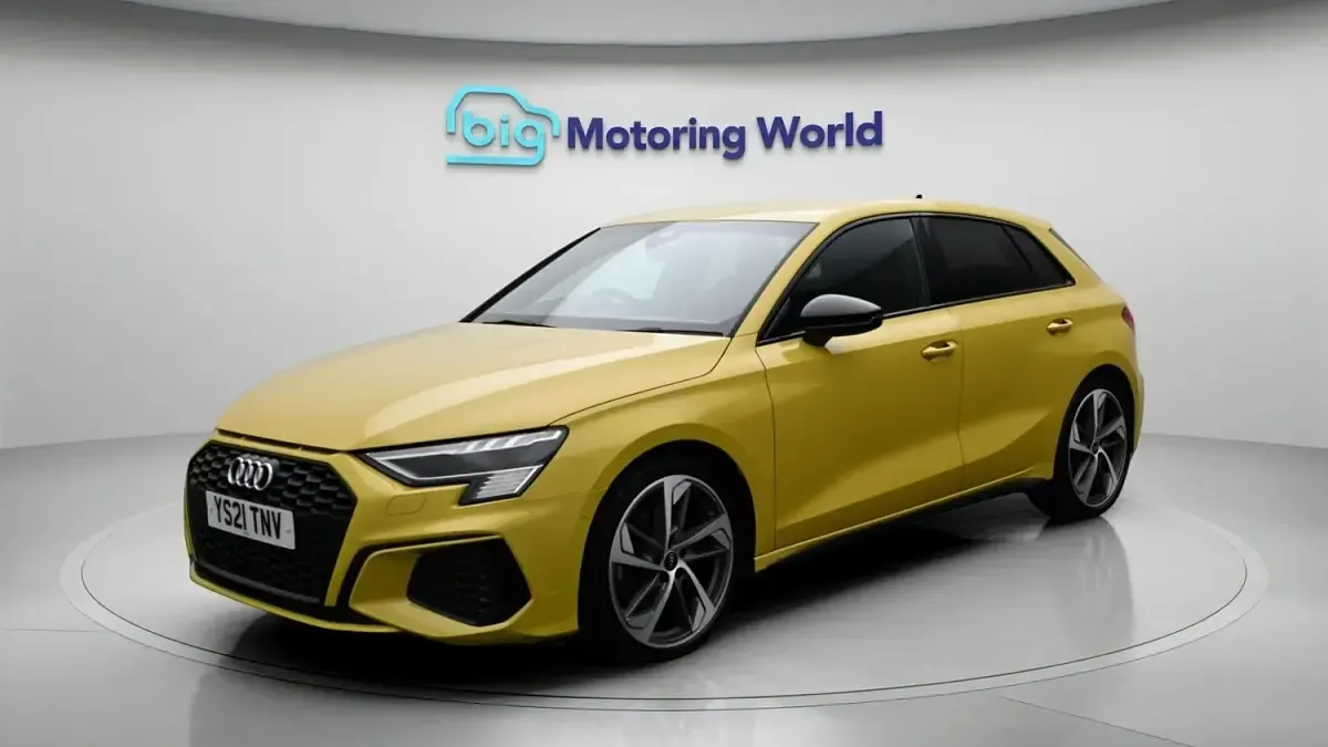 Used Audi A3 Sportback S-Line 2021 Yellow Hatchback