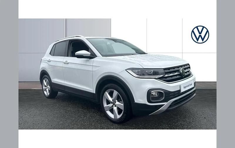 White Used 2023 VW T-Cross SEL SUV | £20,623 (Fair price) - Image 1/4