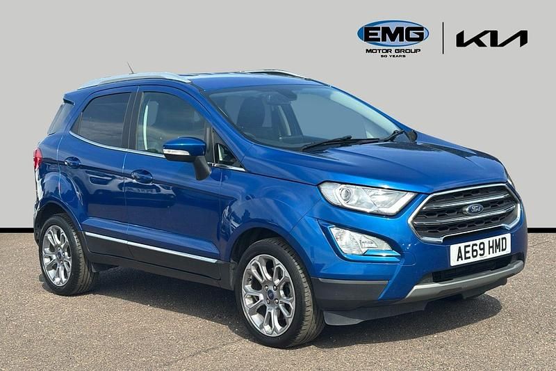 Blue Used 2019 Ford Ecosport Titanium SUV | £12,295 (Fair price) - Image 1/3