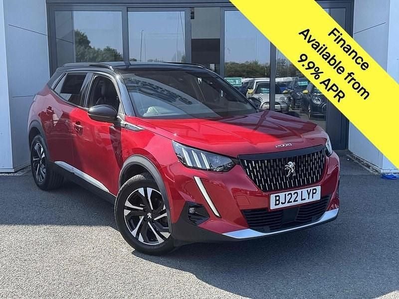 Red Used 2022 Peugeot 2008 GT SUV | £12,395 (Super price) - Image 1/3
