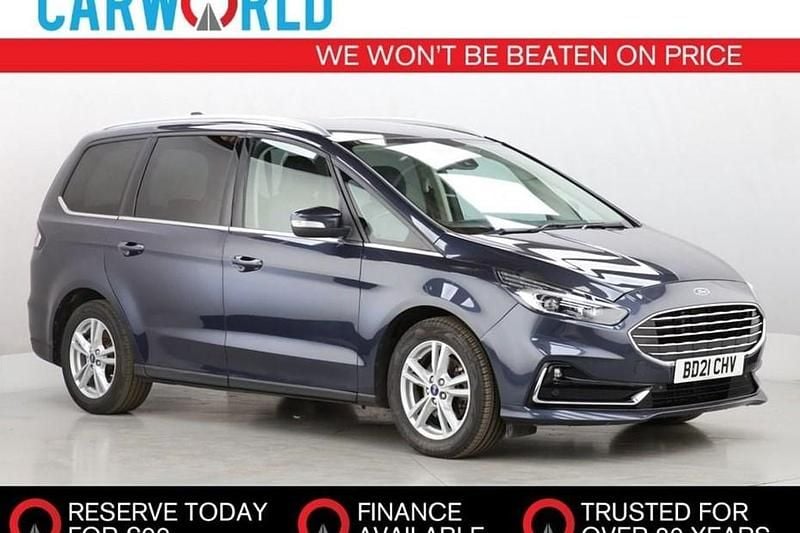Blue Used 2021 Ford Galaxy Titanium MPV | £14,683 (Fair price) - Image 1/1