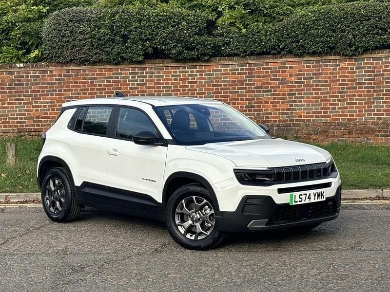 White New 2024 Jeep Avenger EV Longitude SUV | £20,999 (Expensive) - Image 1/4
