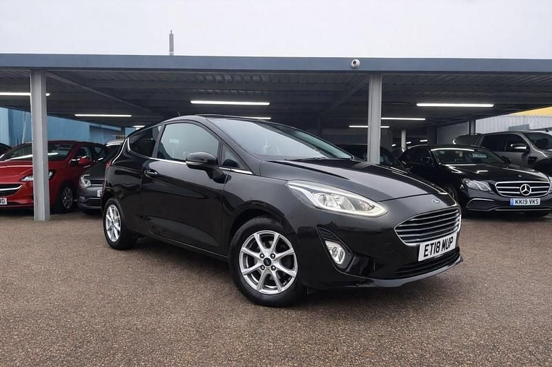 Used Ford Fiesta Zetec 2017 Black Hatchback