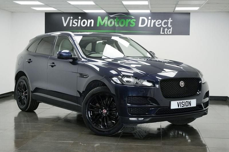 Blue Used 2016 Jaguar F-Pace Portfolio SUV | £10,980 (Good price) - Image 1/3