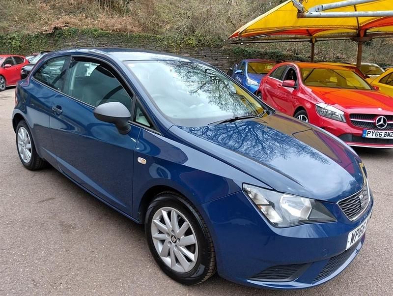 Begagnad Seat Ibiza SOL 2016 Blå Halvkombi