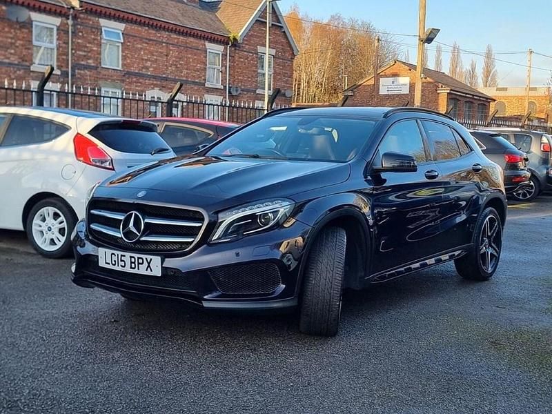 Used Mercedes GLA220 AMG line 170 HP (125 kW) 2015 Purple SUV