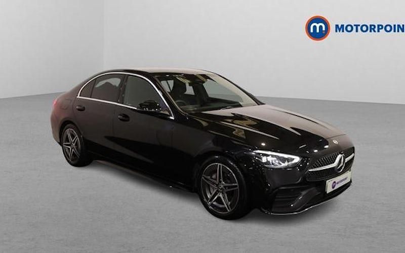 Used Mercedes C200 AMG line 204 HP (150 kW) 2025 Black Sedan